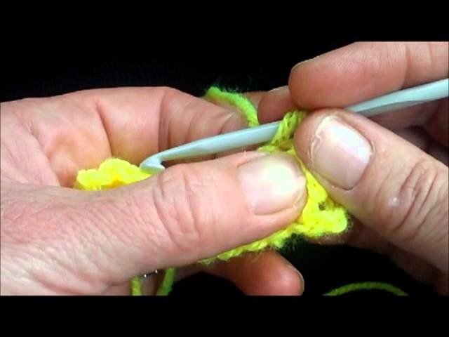 How to crochet raised treble rib - tutorial