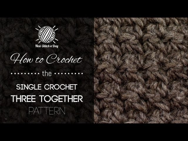 How to Crochet the Crochet 3 Together Pattern