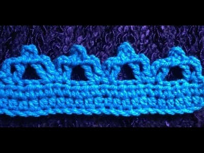 How to Crochet the Edge. Border Stitch P #11 by ThePatterfamily