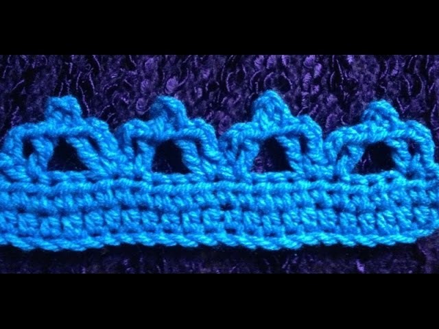 How to Crochet the Edge. Border Stitch P #11 by ThePatterfamily