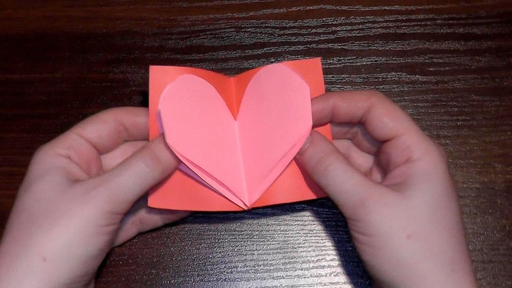 How to make a beautiful card for Valentine's Day