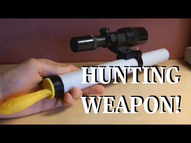 How to make a homemade small hunting weapon