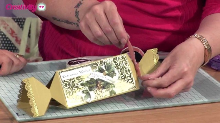 How To Make A Paper Christmas Cracker | docrafts Creativity TV