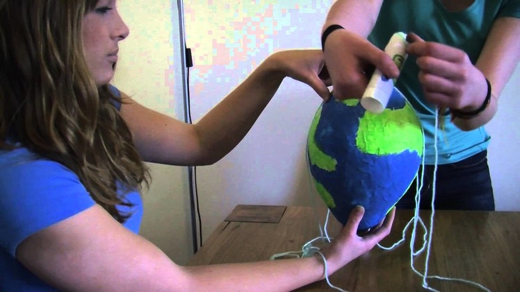 How to: make a paper mache hot air balloon