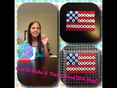 How To Make A Perler Bead USA Flag!