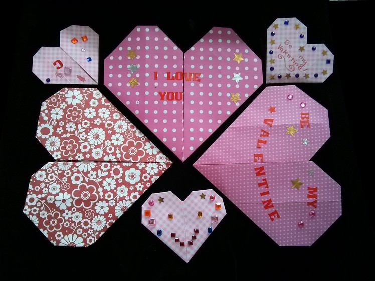 How to Make an Easy Origami Heart for Valentine's Day (difficulty 2.10) by Origami for Kids