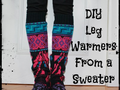How to Make Leg Warmers From a Sweater: Easy DIY! (No Sewing)