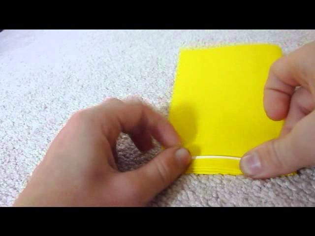 How To Make Origami French Fries
