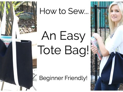 How to Sew an Easy Tote Bag