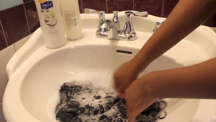 How to Wash a U-Part Wig ❤ DIY Tutorial