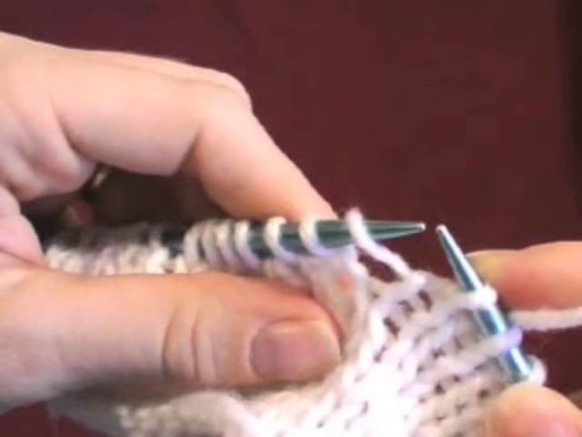 Knitting Increases: Make 1 Left (M1L) aka Make One English Style
