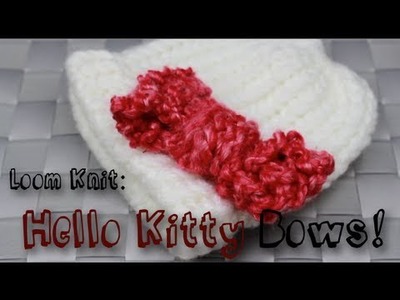 Loom Knit: Hello Kitty Bows!