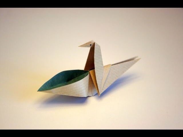 Origami tutorial - Drinking bird