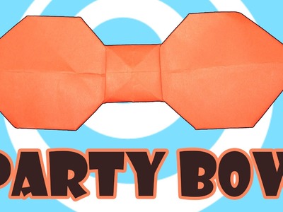 Party Origami Bow Instructions