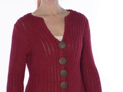 Pure Handknit Ranong Cardigan Sweater (For Women)