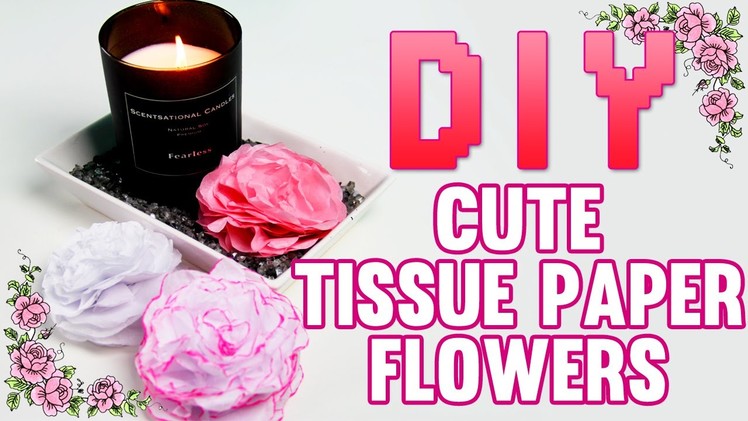 Spring Room Decor: DIY Tissue Flowers - Dollar Store Crafts | | DecorateYou