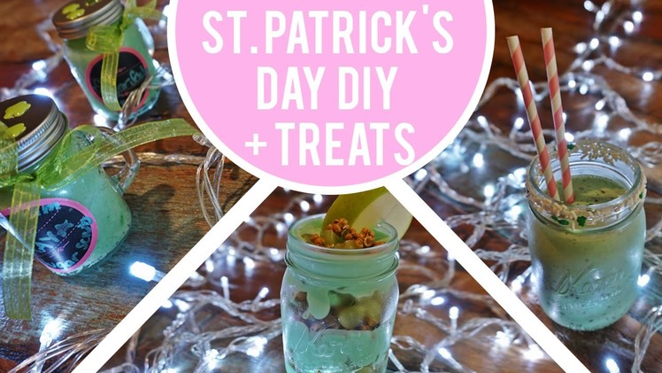 St. Patrick's Day DIY Gift Idea + Green Treats! | KristenLeanne8