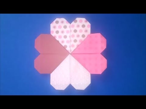 SUPER SIMPLE Origami HEART Bookmark