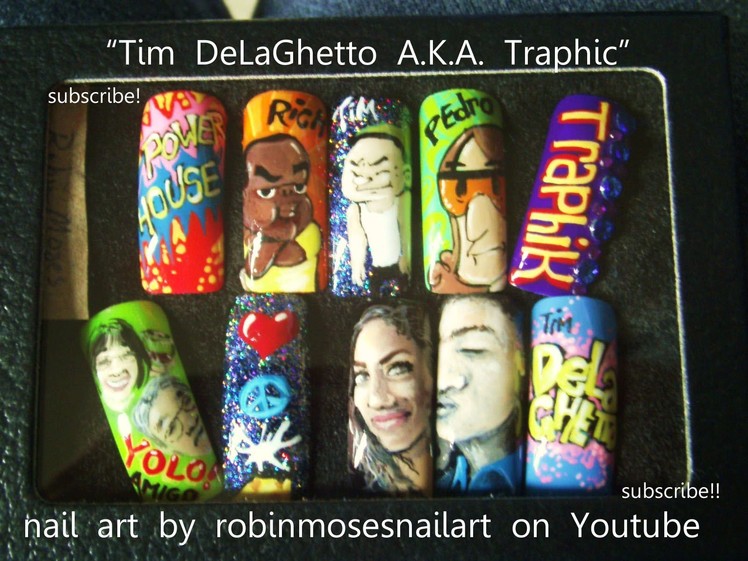 Tim DelLaGhetto Traphik Nail Art