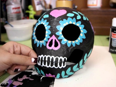 Watch Me Make: Decorating Paper Mache Halloween Things
