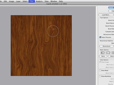 Wood Grain in an Action - Photoshop Tutorial