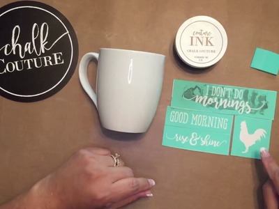 Custom DIY Coffee.Tea Cups or Mugs with Chalk Couture Ink!-Fast and Easy
