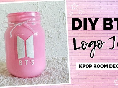 DIY BTS Logo Jar | DIY Kpop Room Decor