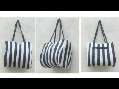 Diy Designer Purse Bag ll Side Bag ll Tote Bag with Four  Pocket ll Market Bag