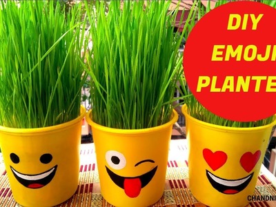 DIY Emoji Planter || Planter Ideas From Waste || Craft Ideas For Kids || Recycled Pot Ideas ||