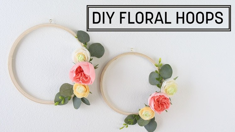 DIY Floral hoop | Floral Wreath Collab. Carte Fini