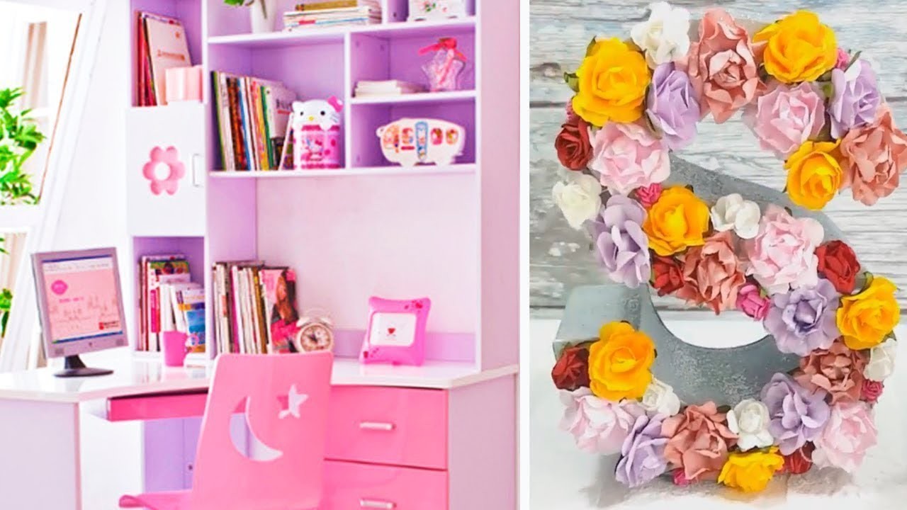 DIY ROOM DECOR! 5 Easy Crafts Ideas at Home for Teenagers