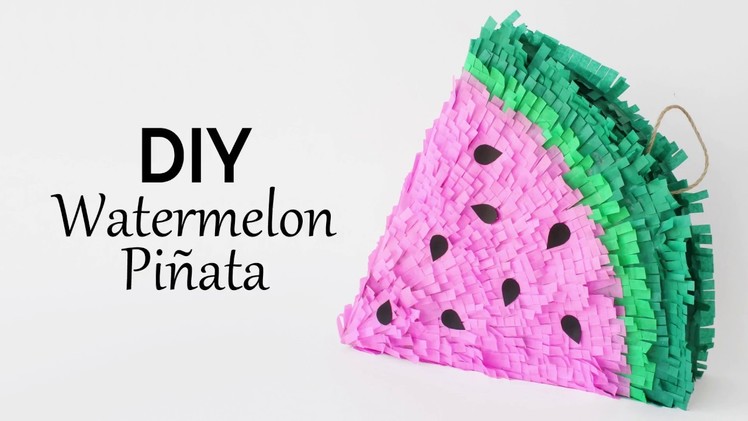 DIY Summer Party Décor: Watermelon Piñata
