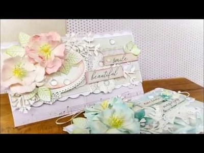 Floral Money Wraps with Craft Passion products.
