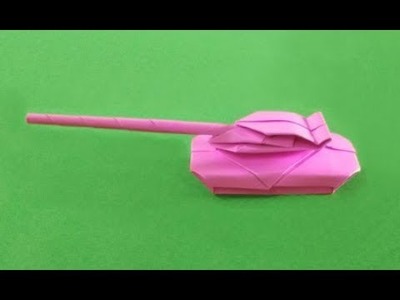 How to make a paper war tank | origami war tank