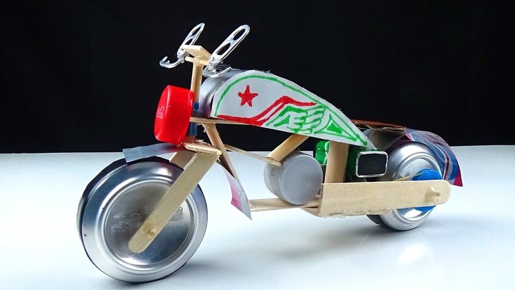 How to Make a Toy Motorcycle at Home - Diy Motorbike Easy