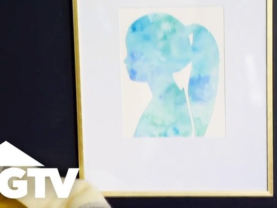 Mother's Day Gift Idea: DIY Watercolor Silhouette - HGTV