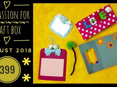 My Passion for Craft box August 2018 |399|Personalized |Unboxing and Review