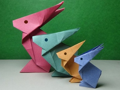Paper Crafts Origami for kids | Rabbit Origami Kids can do Easy | Simple paper Crafts Origami |