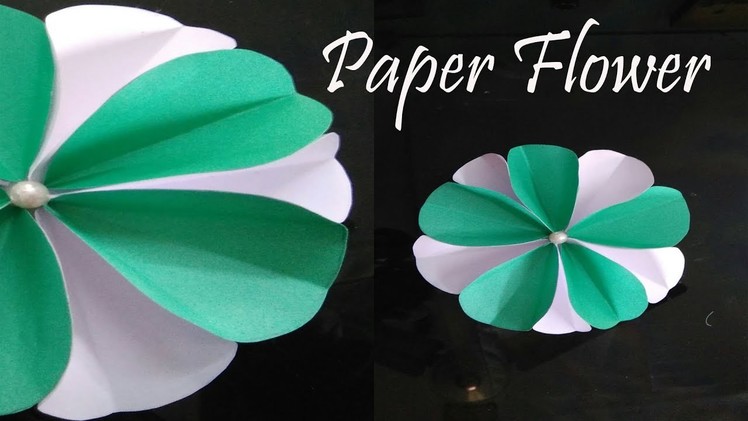 Paper Flower very easy pearl centered
