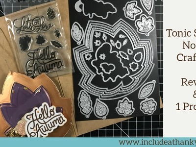 Tonic Studios No. 12 Craft Kit 2018 | Reveal and 1 Project | Hello Autumn Shaker!