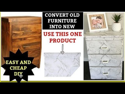 Convert old furniture into new | Easy and cheap DIY | Give a fresh look to your old furniture
