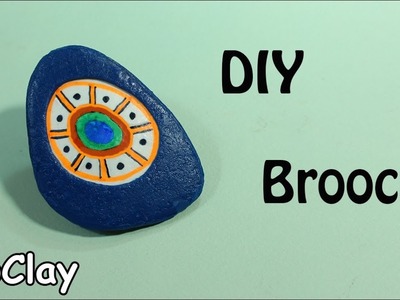 DIY Brooch - Image transfer onto Polymer clay