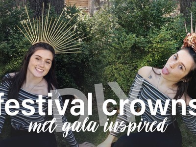 DIY Festival Crowns | 2018 Met Gala Inspired (Dollar Tree Budget)