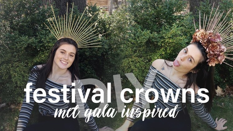 DIY Festival Crowns | 2018 Met Gala Inspired (Dollar Tree Budget)