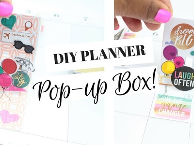 DIY Pop-Up Box For Your Planner | Scrapbooking Style! | At Home With Quita