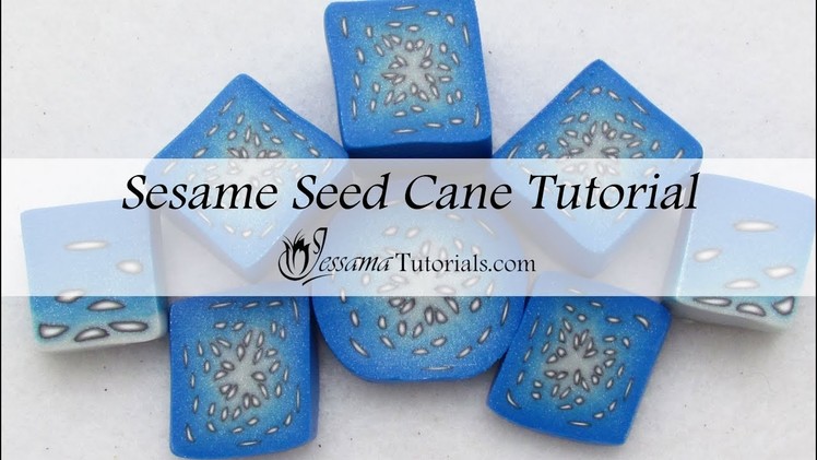 Polymer Clay Sesame Seed Cane Tutorial