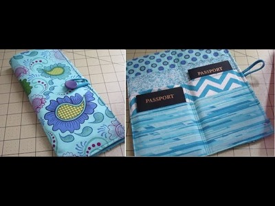 Sew a Family Passport Wallet Holder-  DIY Travel Project