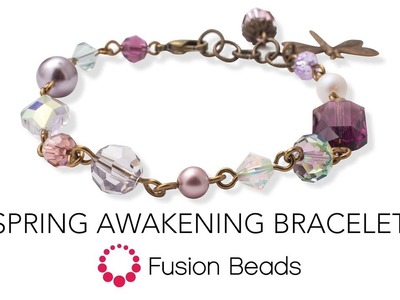 Watch how to make the Spring Awakening Bracelet by Fusion Beads