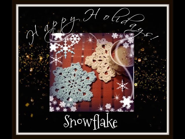 15 Minute Crochet Snowflake Pattern - FREE - YarnWars.com