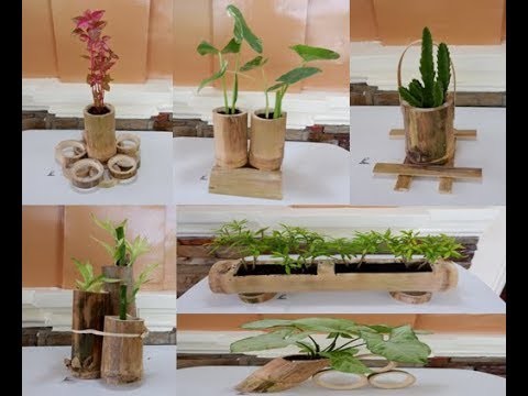 6 Beautiful DIY Bamboo Planter Ideas